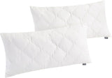 Traumnacht Cuscino Bamboo con fibre di bambù, ipoallergenico, antibatterico Set cuscini con cerniera, composto da 2 cuscini 40X80Cm, certificato Oeko-Tex, sviluppato in Germania Naty Shop cuscini standard 40 X 80 Cm Cuscino