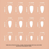24 pezzi French Press su unghie corte Bara Unghie artificiali Rosa corallo Ombre Unghie adesive Set di unghie ballerina Punte per unghie acriliche Donna Primavera Estate Accessori per unghie