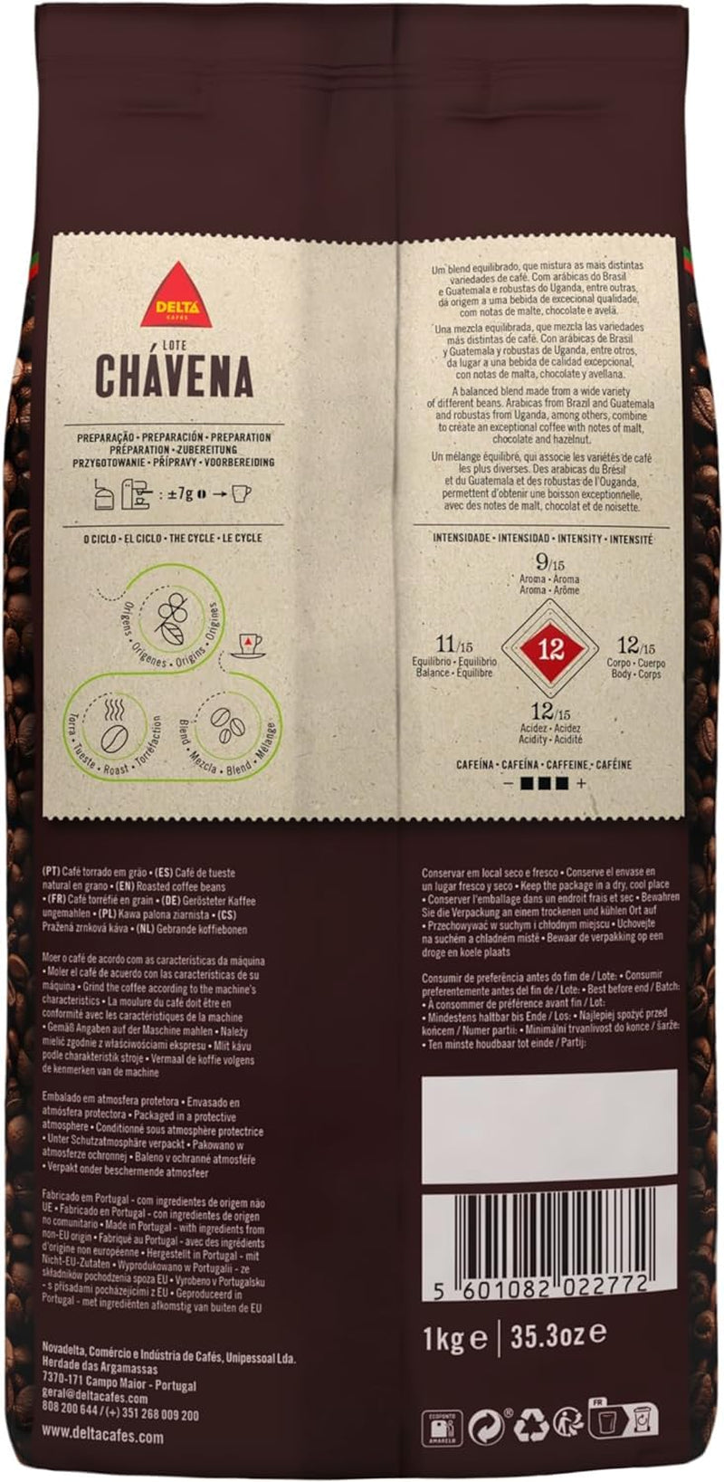 Caffè Delta Original, in grani interi, 1 kg