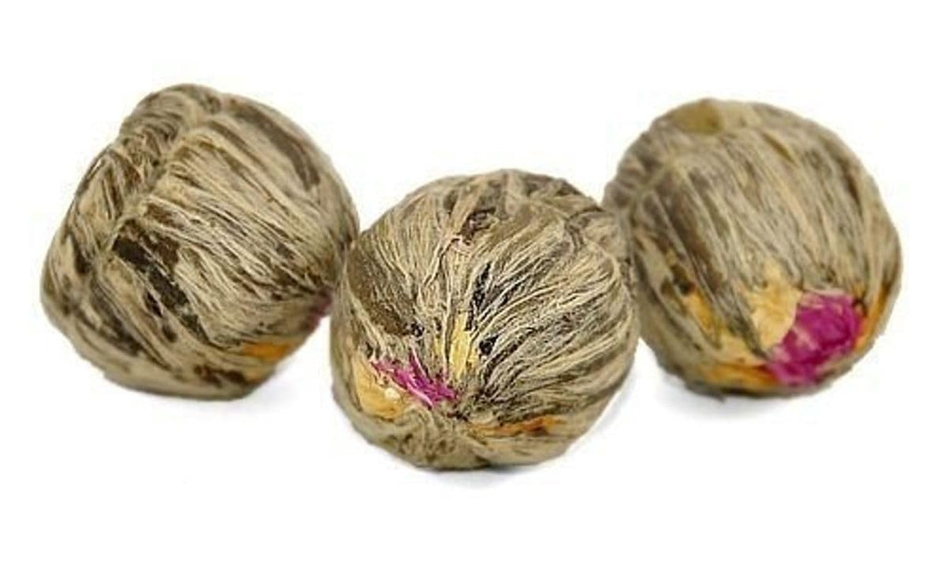 Fiori di tè "TRE FIORI" 1 pezzo di tè | Foglie di tè verde - Fiori di calendula - Fiori di crescione europeo | Ideale per gli amanti del tè Tè verde Tè ai fiori | 6G