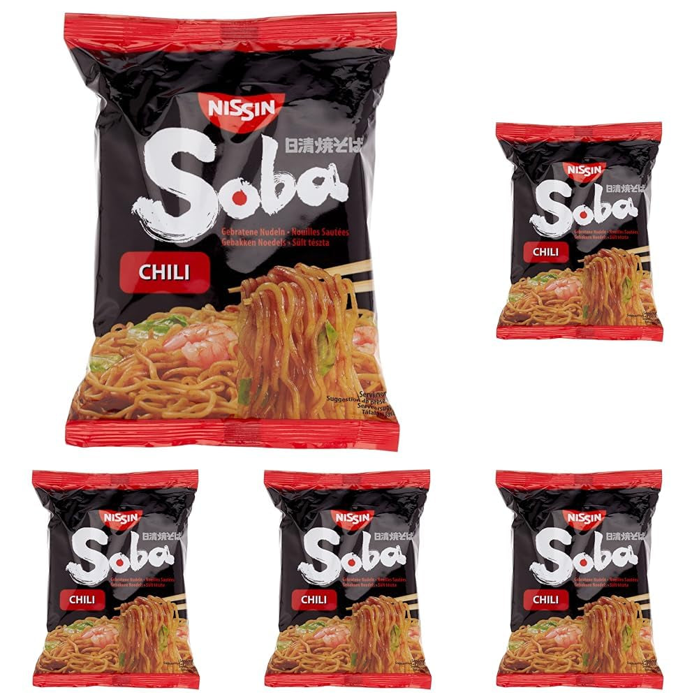 Tagliatelle di grano Nissin fritte al gusto di peperoncino, 111 g