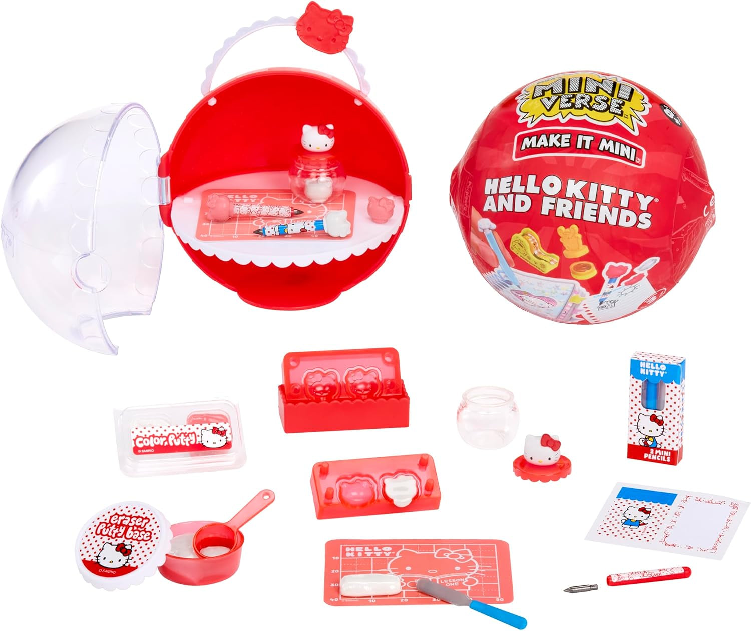 Miniverse MGA Make It Mini Hello Kitty and Friends Serie 3 - Mini oggetti da collezione, Sanrio, cancelleria con repliche retrò, artigianato, fai da te, per collezionisti e bambini dagli 8 anni in su