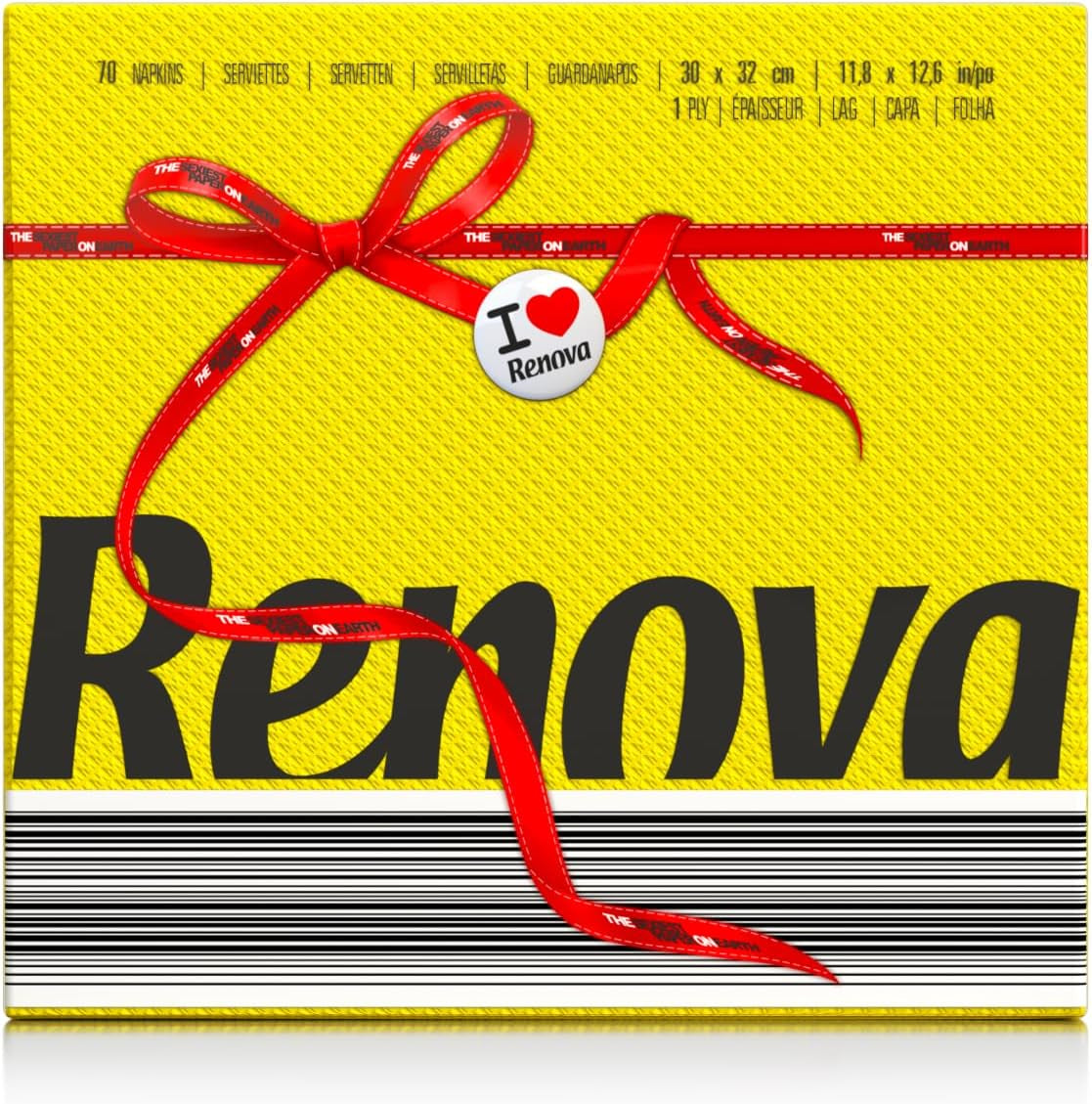 Tovaglioli di carta Renova, 70 pezzi, 128 GB