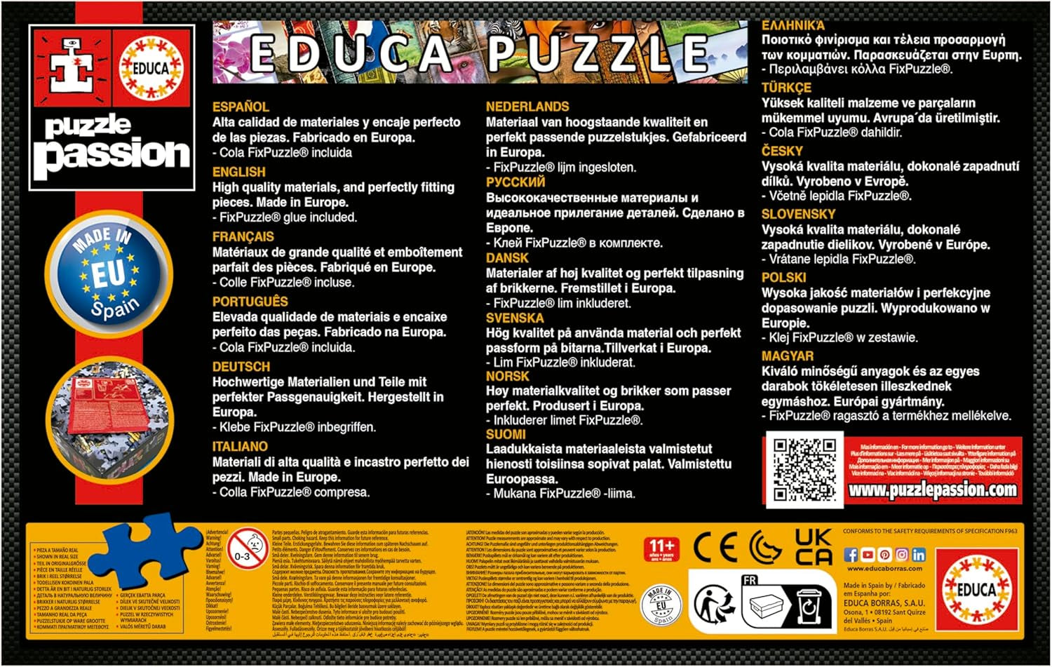Educa - Puzzle 500 pezzi per adulti | Disney Encanto, puzzle 500 pezzi per adulti e bambini da 11 anni, puzzle per bambini (19572) Puzzle Naty Shop