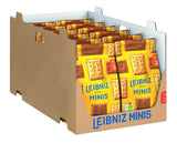 LEIBNIZ Minis Choco, confezione da 12 piccoli biscotti croccanti al cioccolato al latte, confezione sfusa per la conservazione o la vendita (12 x 125 g)