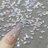 50 pz Piccoli Zirconi Rombo Glitter Pietre per Unghie Portachiavi Colori misti Strass scintillanti Ciondoli per unghie Mini Rombo Cristalli per unghie Unghie con diamanti Strass Ciondoli per unghie Accessori per unghie Nail Art