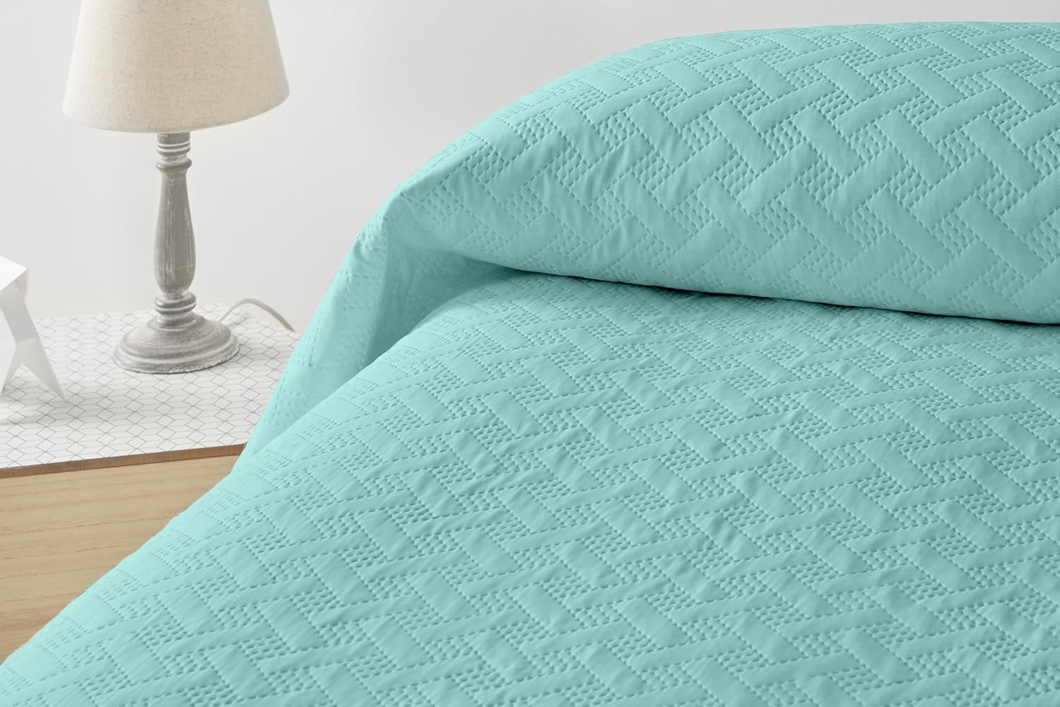 LISO - Copriletto per 105 cm - Copriletto Bouti - Primavera ed Estate - 200X260 cm - Letti e coperte rosa Besuche den Degrees home-Store Greetings Letto 180 cm