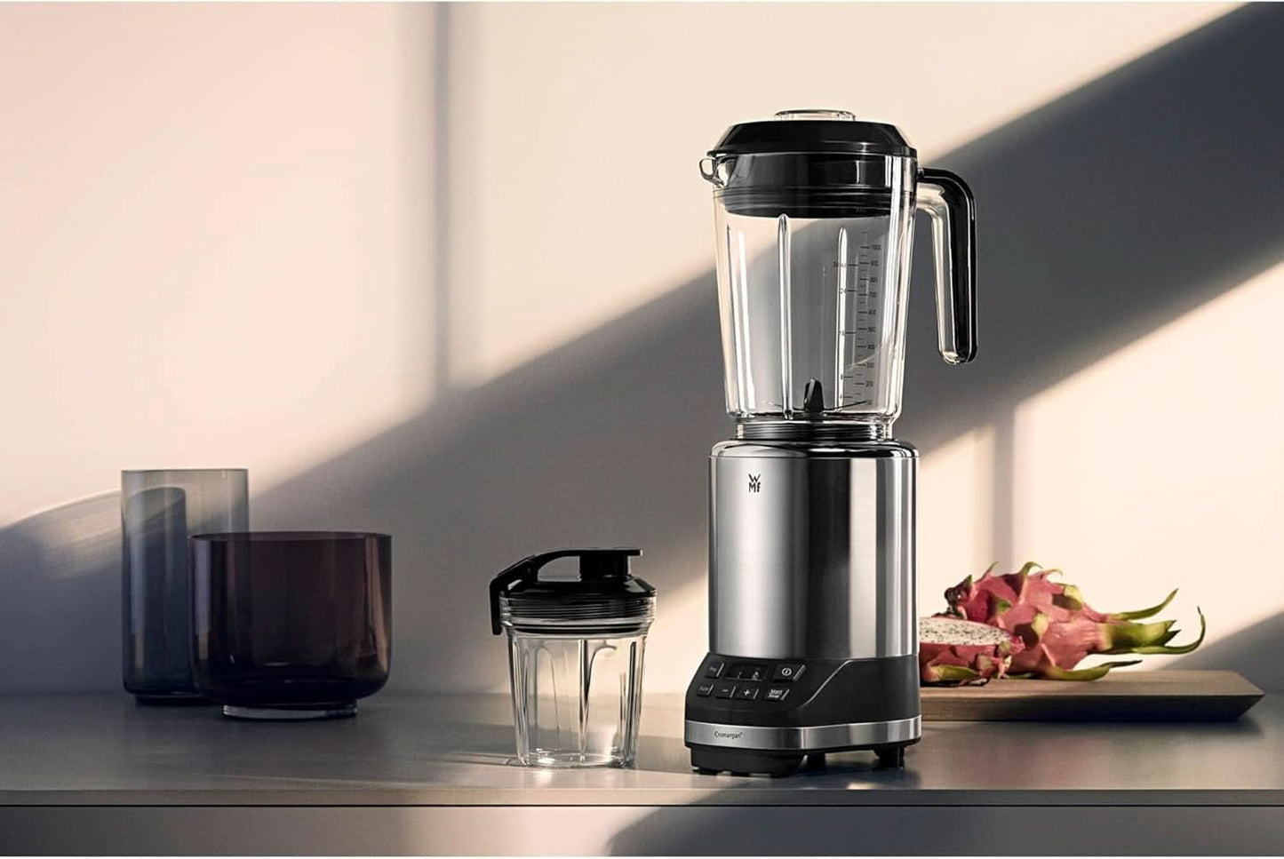 WMF Kult Pro Multifunktionsmixer Hochleistungsmixer, 30.000 U/Min, Smoothie Maker, Standmixer, Ice-Crush Funktion, 4 Mixbehälter Inkl. Togo-Verschluss Cucina Naty Shop