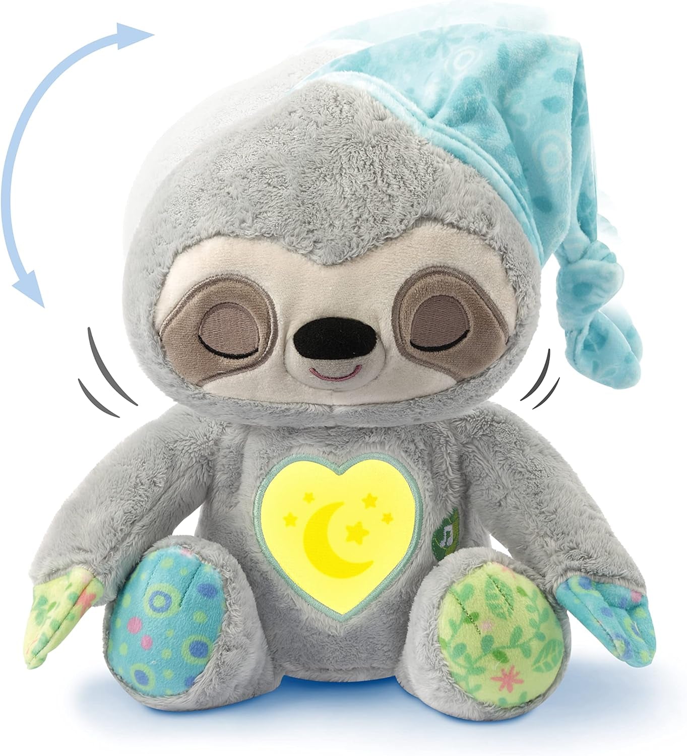 VTech Baby Schnarchi, il bradipo addormentato - Simpatico peluche per aiutarti ad addormentarti - Con suoni naturali e quotidiani, musica e luce notturna - Per bambini dalla nascita Bebe Toys Naty Shop