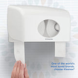 Kleenex Standard Roll 8441 Carta igienica - Carta igienica a 2 veli - 6 confezioni da 6 rotoli x 600 fogli ciascuno, bianco (36 rotoli/21.600 fogli totali)