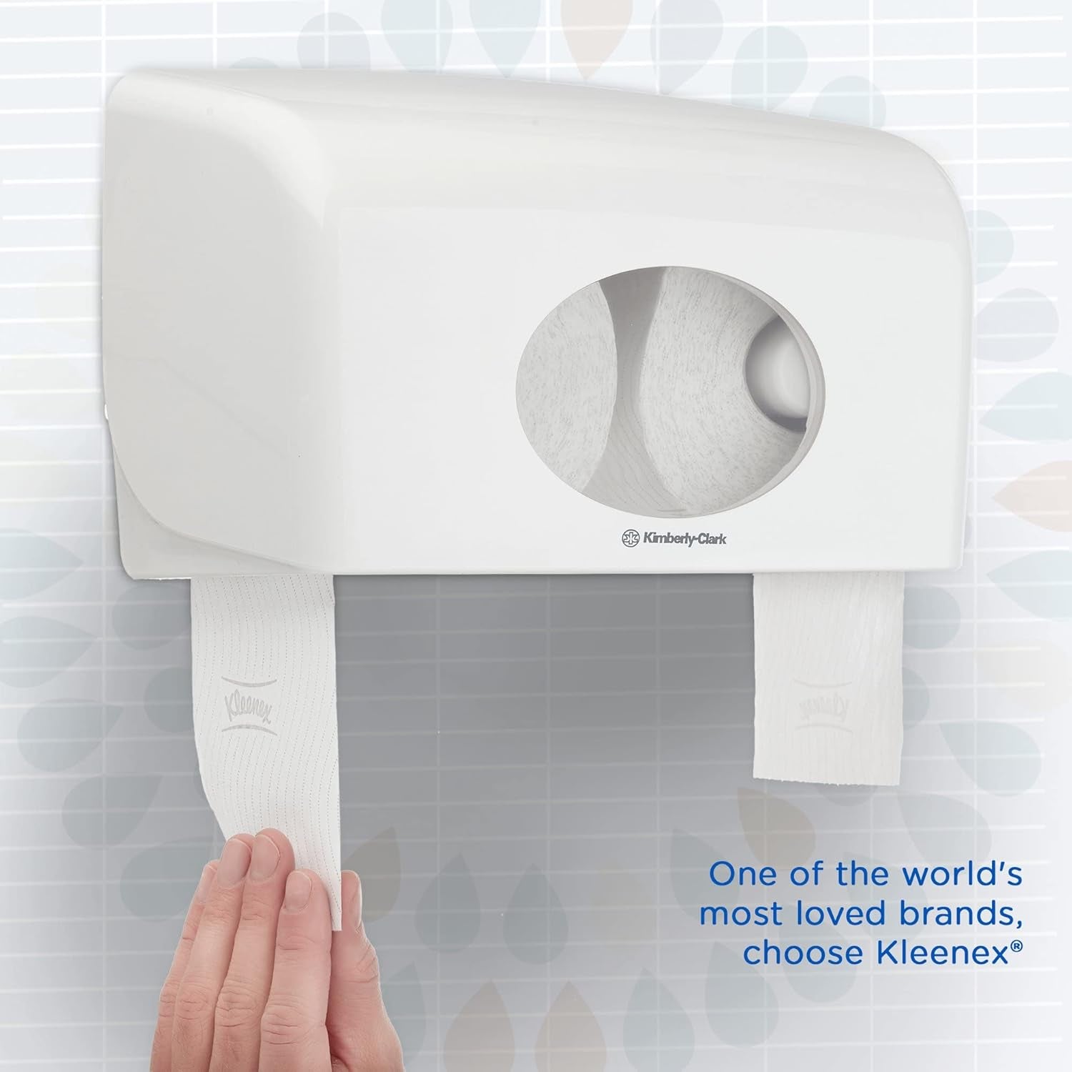 Kleenex Standard Roll 8441 Carta igienica - Carta igienica a 2 veli - 6 confezioni da 6 rotoli x 600 fogli ciascuno, bianco (36 rotoli/21.600 fogli totali)