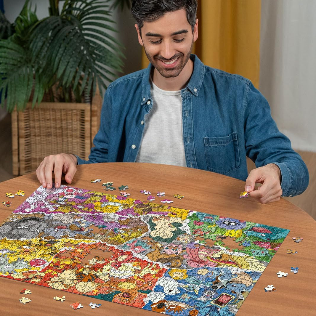 Ravensburger Puzzle 12000832 - Pokémon Adventure - Puzzle Pokémon da 1000 pezzi per adulti e bambini sopra i 14 anni Puzzle Naty Shop