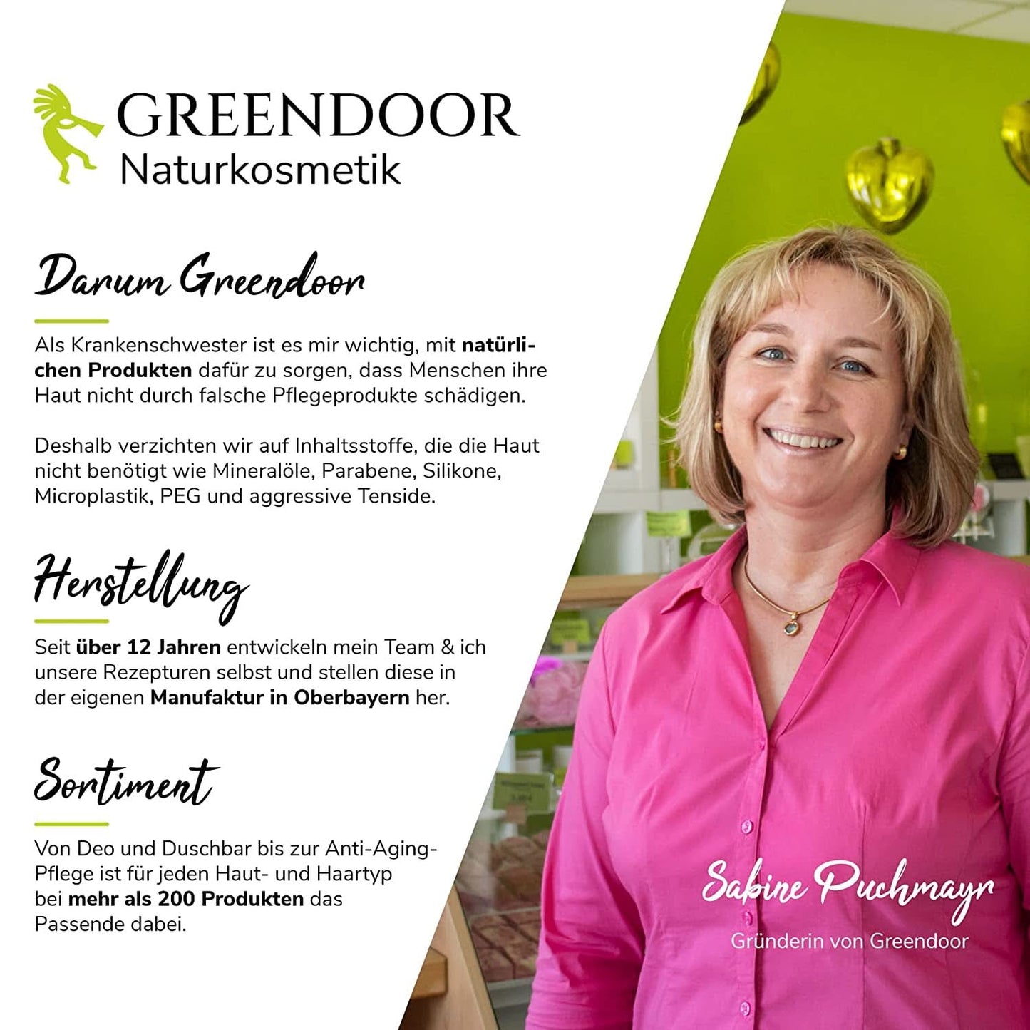 GREENDOOR Eye Roll-On Aloe Vera, siero occhi antirughe naturale, 10 ml Cosmetici e Bellezza Naty Shop