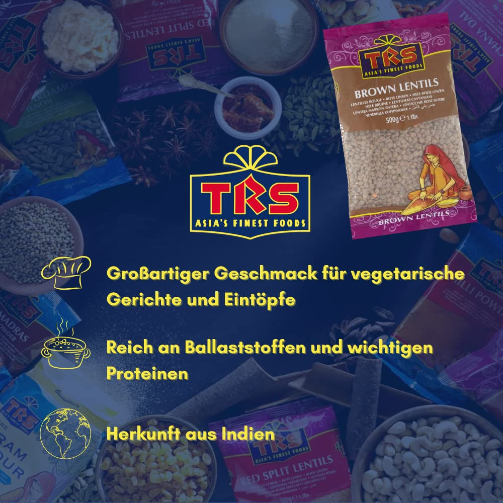TRS - Lenticchie marroni intere - (1 x 500g)