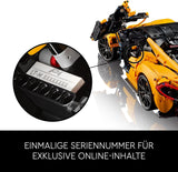 LEGO Technic Mclaren P1 Super Sports Car Set per adulti Appassionati di auto Regalo Motore a pistoni V8 Trasmissione a 7 velocità Modellino in scala Set di auto giocattolo 42172 Set di costruzione Acquista il negozio LEGO