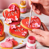 Vernice alimentare metallizzata Funcakes, colore rame: crea effetti metallici su fondente, marzapane, glassa reale e biscotti. Colorante alimentare 100% commestibile, Halal, adatto a vegetariani e vegani. 30 ml.