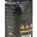 Kafffe, Bar Italia Espresso, gran crema (1 kg, sacchetto), conf. da 1