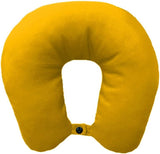 Lemos Home Cuscino per il collo con imbottitura in microfibra, cuscino di supporto per il collo, comodo cuscino da viaggio per aereo, auto, ufficio, ideale per campeggio, vacanze e gadget da viaggio (verde menta)