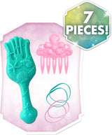 Ariel Just Play Testina per capelli della Principessa Disney 20 cm con accessori Set da 7 pezzi Giocattolo per capelli rossi per bambini dai 3 anni in su
