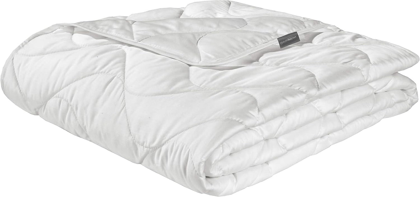 Traumnacht Exklusiv Piumino estivo leggero Realizzato in 100% seta selvatica, certificato Oeko-Tex, made in Germany, peso imbottitura: 550Gr, 135 X 200 Cm Piumini e trapunte Naty Shop