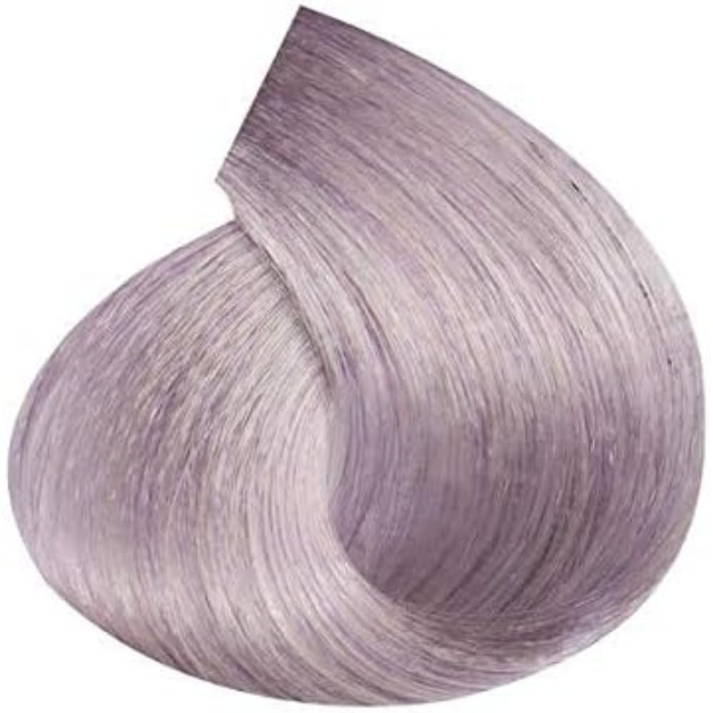 Crema colorante permanente per capelli con semi di lino e aloe vera 100ml (- 7.0 Blond) Tintura per capelli Naty Shop 10/02 Biondo chiaro Viola Pastello 200 G (1 confezione)