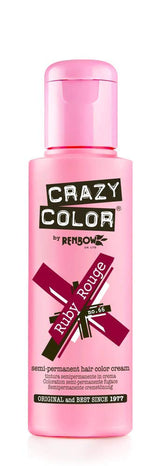 GO TOXIC Crema colorante semipermanente UV per capelli, 100 ml (1 confezione) Naty Shop Tintura per capelli Rosso rubino 100 ml (1 confezione)