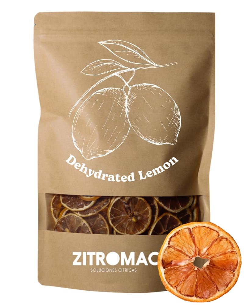 200gr Lime essiccato per cocktail|frutta secca per cocktail senza zucchero, decorazioni, dolci, Natale, bevande, tè|100% naturale Fette di lime essiccate per gin, cocktail serali Prodotti disidratati Naty Shop Limoni gialli 100Gr