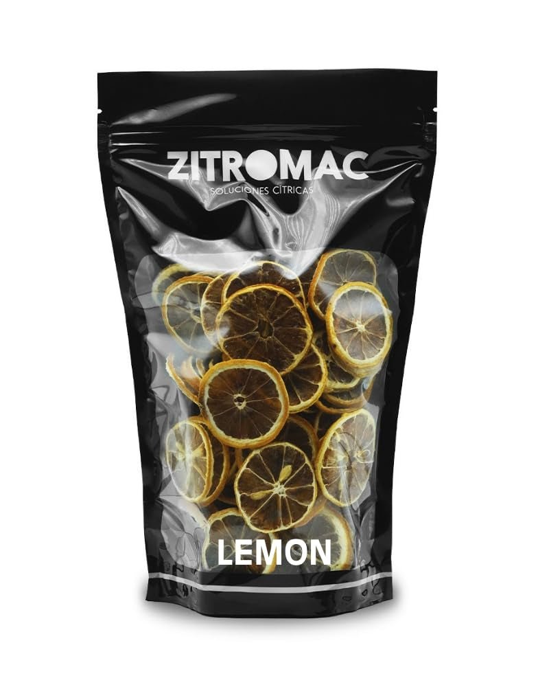 200gr Lime essiccato per cocktail|frutta secca per cocktail senza zucchero, decorazioni, dolci, Natale, bevande, tè|100% naturale Fette di lime essiccate per gin, cocktail serali Prodotti secchi Naty Shop Giallo limone