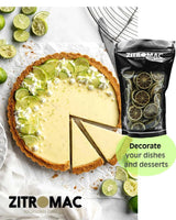 200gr Lime essiccato per cocktail|frutta secca per cocktail senza zucchero, decorazioni, dolci, Natale, bevande, tè|100% naturale Fette di lime essiccate per gin, cocktail serali Prodotti disidratati Naty Shop