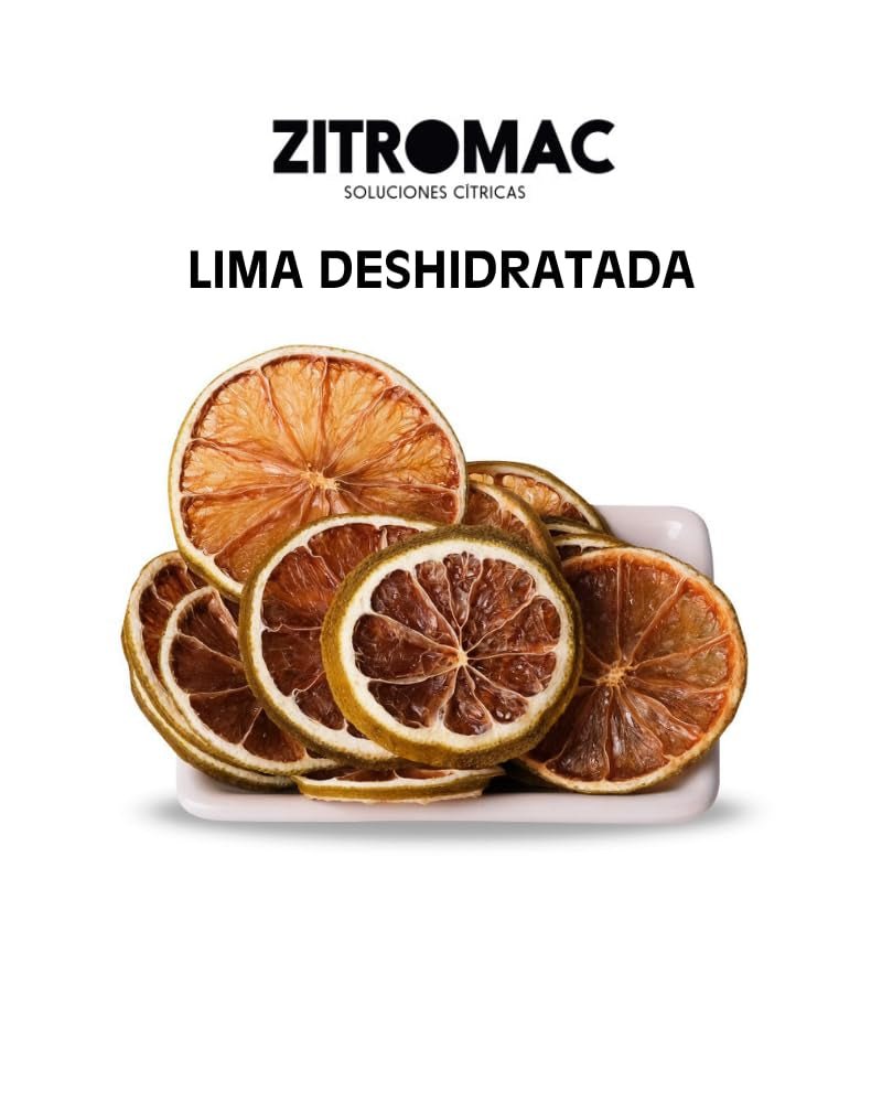 200gr Lime essiccato per cocktail|frutta secca per cocktail senza zucchero, decorazioni, dolci, Natale, bevande, tè|100% naturale Fette di lime essiccate per gin, cocktail serali Prodotti disidratati Naty Shop