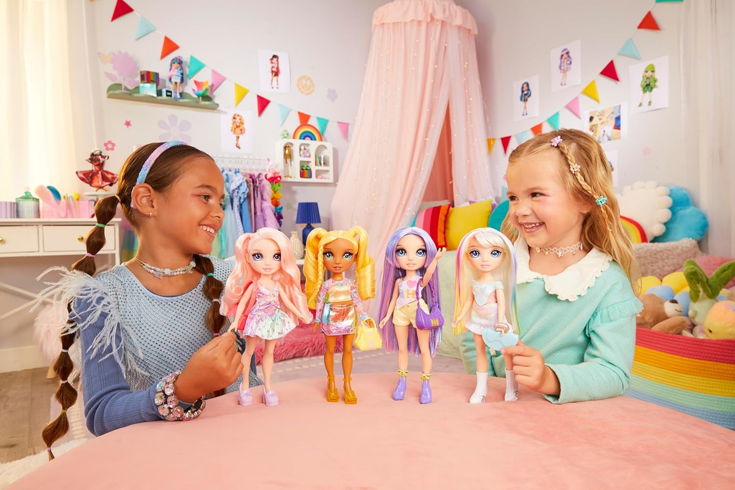 Rainbow High My Fashion Style Doll - Viola - 28 cm Bambola fashion viola con abito attraente e borsa elegante, per giocare, posare, collezionare, per bambini dai 4 ai 12 anni
