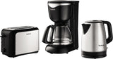 Tefal CM3408 Mini caffettiera in vetro (600 W, 6 tazze) nero/acciaio inossidabile, CM340811