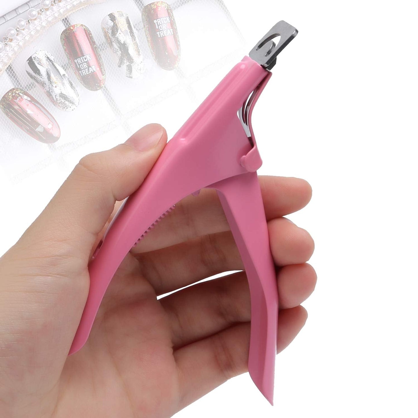MWOOT 3 Pezzi Pinze Per Unghie Finte Pinze Per Unghie Acriliche, Punte Per Unghie In Acciaio Inossidabile Taglierina Trimmer Strumento Per Manicure Per Unghie In Gel Artificiale Acrilico