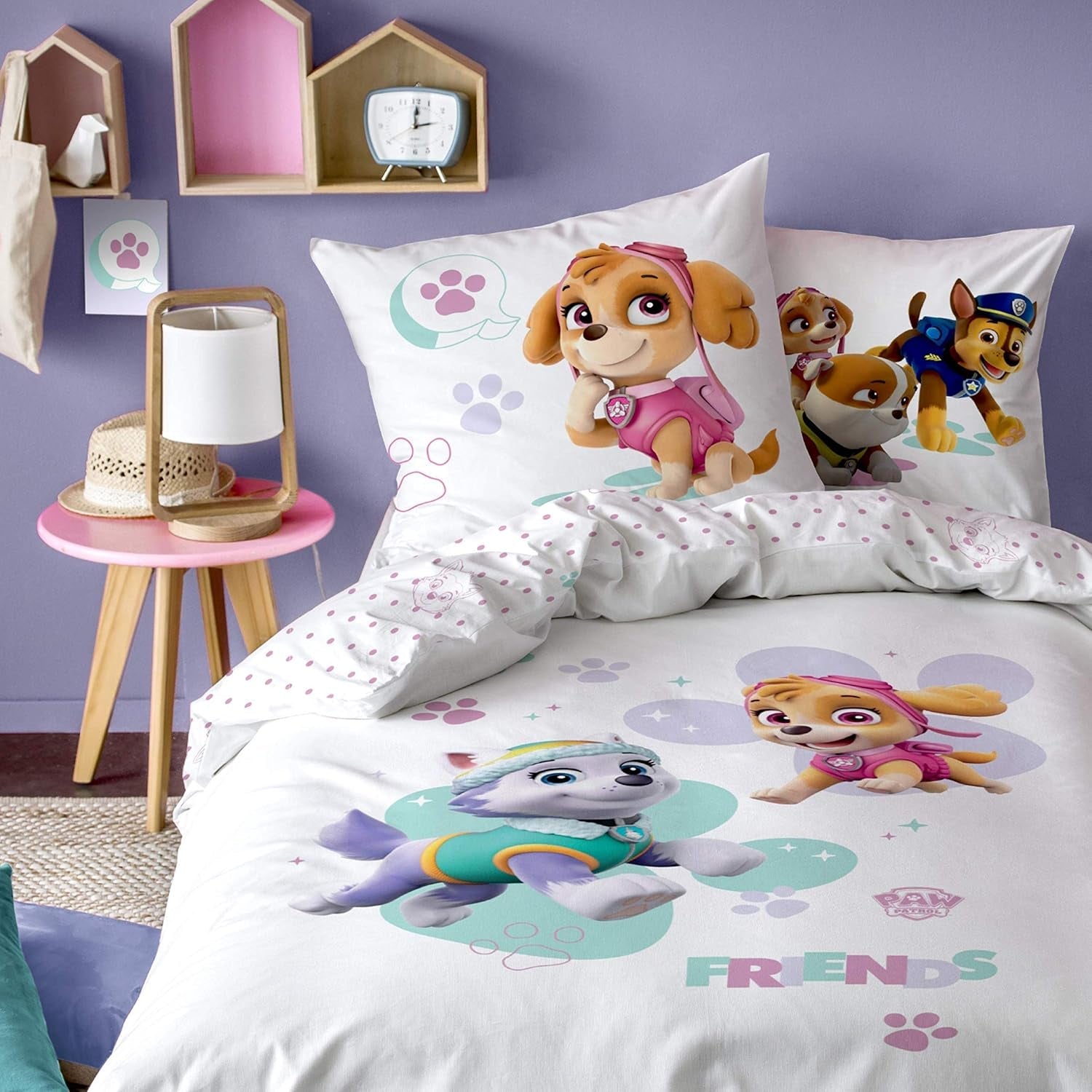 Biancheria da letto Paw Patrol, 2 pezzi, per ragazze Biancheria da letto - bambini Naty Shop Titolo predefinito