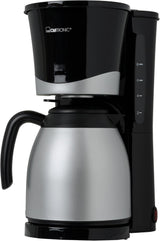 Caffettiera Clatronic® con thermos | per 8-10 tazze di caffè | senza perdita di temperatura | caffettiera con filtro | 1 litro | Espresso | Caffettiera a filtro con thermos | KA 3327 nero