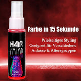 Colore spray per capelli, Tintura per capelli spray rossa temporanea, Tintura per capelli rossa colorata, Tintura per capelli lavabile, Spray per colore rosso vivo, Tintura per capelli istantanea, Tintura per capelli di Carnevale, Halloween, Cosplay, Tintura per capelli per feste Naty Shop