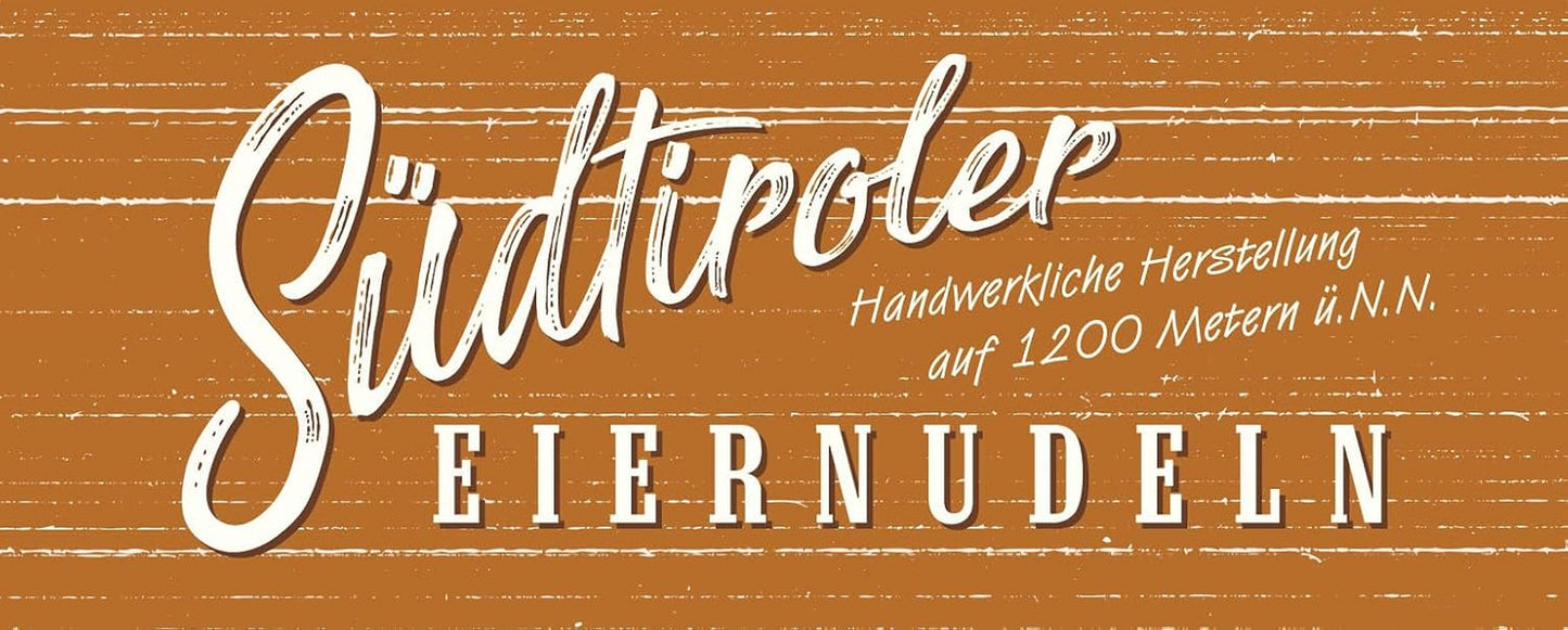 Tagliatelle BioGourmet con Schüttelbrot dell'Alto Adige (IGP) | Tagliatelle all'uovo salate e aromatizzate con genuino speck dell'Alto Adige | 1x250g biologico