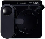 Bosch Styline TKA8013 Macchina per caffè espresso con filtro, sensore aroma, caraffa in vetro preserva aroma da 1,25 l, 10-15 tazze, spegnimento automatico, sistema di decalcificazione, sistema antigoccia, portafiltro girevole, 1160 W, Nero