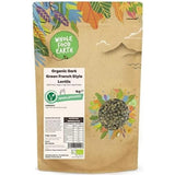 Wholefood Earth Lenticchie Verde Scuro Biologiche Alla Francese 1kg Non OGM | Vegano | Ricco di fibre | Ricco di proteine ​​| Certificato biologico