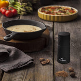 Macinaspezie Microplane Nero per Noce Moscata, Cannella, Fava Tonka, Pepe Lungo e Altre Spezie Secche Macina e Macinini Naty Shop