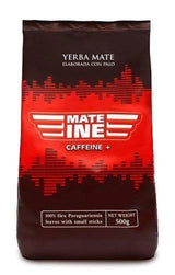 Mate Tea Caffeina I Tradizionale non torrefatto, senza stelo e senza polvere - Tè Mate forte del Paraguay I Contenuto di caffeina | Bevanda energizzante e detossinante 500 G I 0,5 Kg