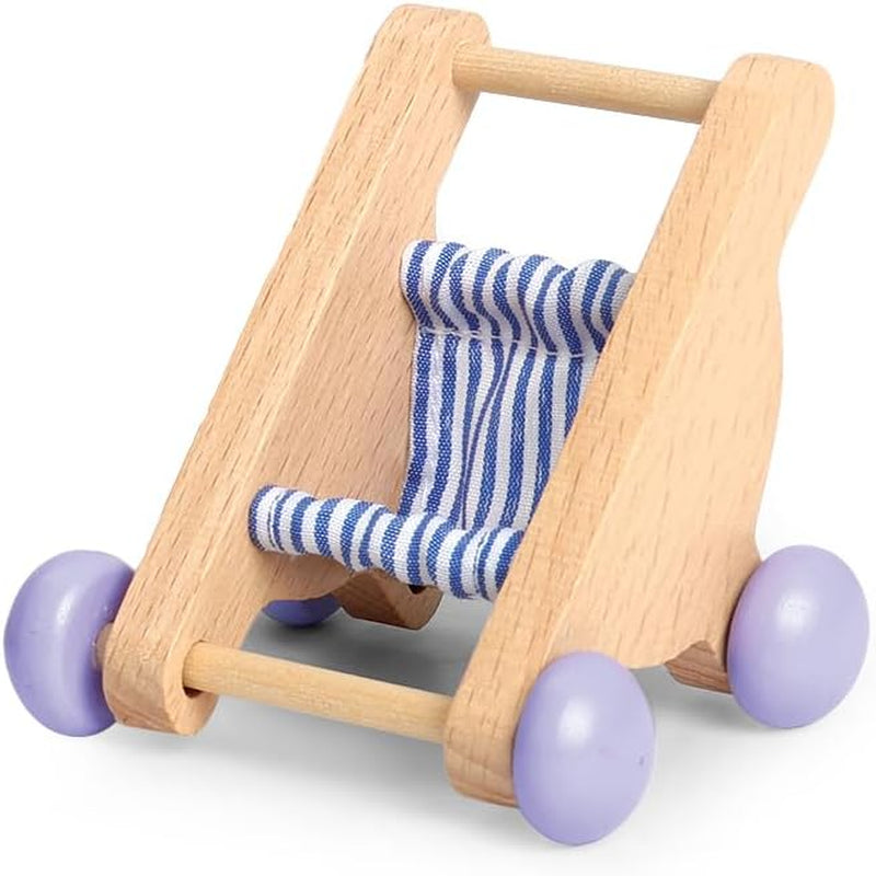 Hape Cameretta per Bambole - Set per Cameretta per Bambole in Legno, Mobili per Bambole, Accessori per Casa delle Bambole per Bambini, Cameretta per Bambini in Miniatura con Altalena e Accessori, Gioco di Ruolo di 3 Anni