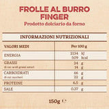 Frolle Al Burro Dita. Biscotti Preparati Tradizionalmente Come Una Volta. Ideale Come Fine Pasto Goloso, Ma Anche Da Abbinare Al the O Al Caffè. Confezione Sì 150 G