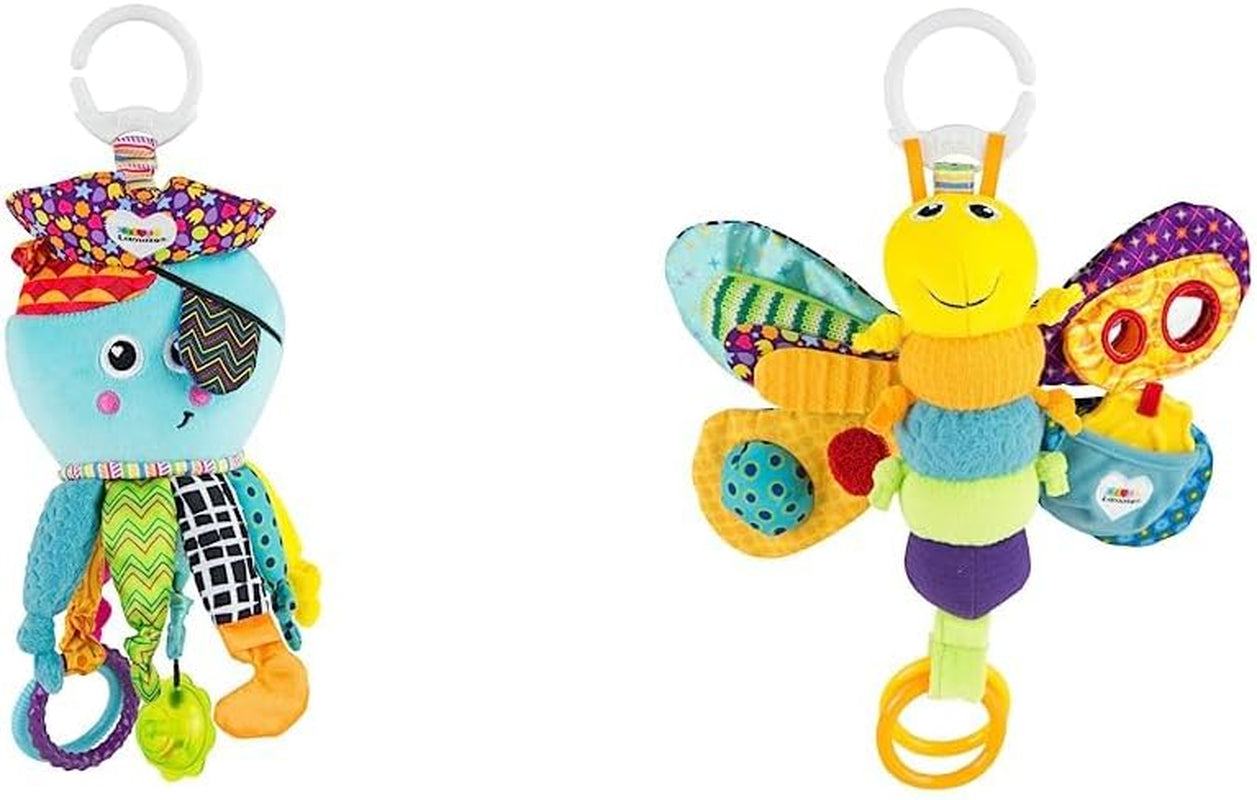 Giocattolo Lamaze per neonati Capitan Calamari il polpo pirata Clip & Go - giocattolo di alta qualità per bambini - da 0 mesi e Freddie la lucciola Clip & Go - giocattolo di alta qualità per bambini Bebe Naty Shop Toys Titolo predefinito