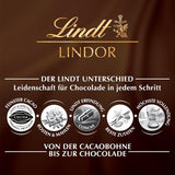 Palline di cioccolato bianco Lindt LINDOR | Busta da 137 g | ca. 10 palline di cioccolato bianco con ripieno scioglievole in bocca | Regalo di cioccolato | Regalo di cioccolato