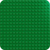 Pannello da costruzione LEGO DUPLO verde, Giocattolo da costruzione per bambini a partire da 18 mesi, Per esporre modelli, Permette ai bambini in età prescolare di costruire in modo creativo e giocare con fantasia, Giocattolo educativo 10460 Set da costruzione Besuche den LEGO-Store