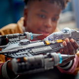 LEGO Star Wars Mandalorian Fighter N-1 dal Libro di Boba Fett Giocattolo da costruzione con astronave Set di 4 personaggi incluso Baby Yoda Figura 75325 Set da costruzione Besuche den LEGO-Store