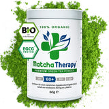 Terapia Matcha 30+ | Polvere di tè matcha biologico | 60 g| Con un contenuto verificato di almeno 30 mg/g di catechina EGCG | Supporta il sistema immunitario e i livelli di energia | Qualità cerimoniale | Tè verde dal Giappone