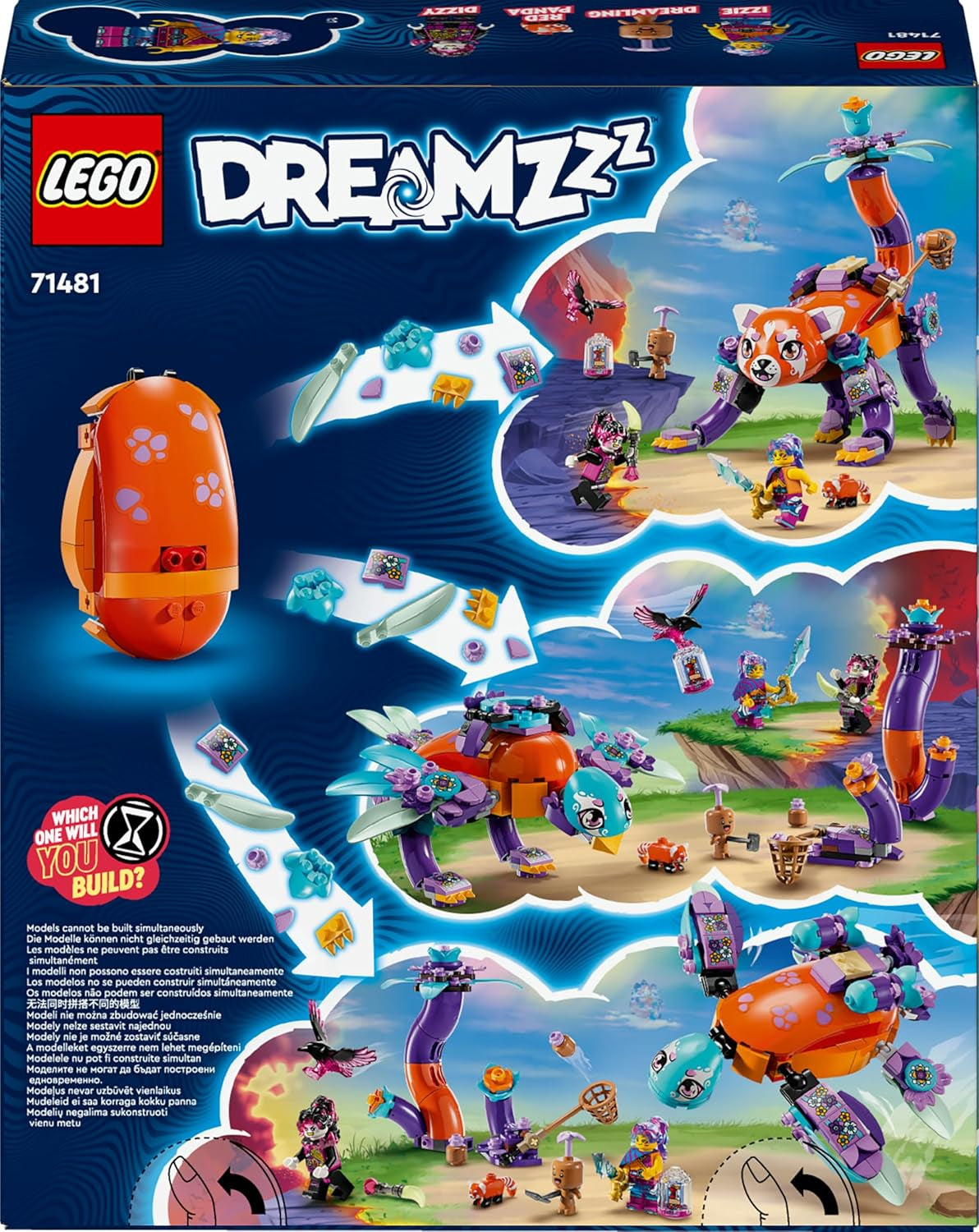 LEGO Dreamzzz 3-in-1 Izzies Animali da sogno, Uovo magico con minifigure di Izzy e Dizzy e figure di animali, Playset fantasy, Regalo per ragazze e ragazzi di 8 anni 71481 Set da costruzione Besuche den LEGO-Store