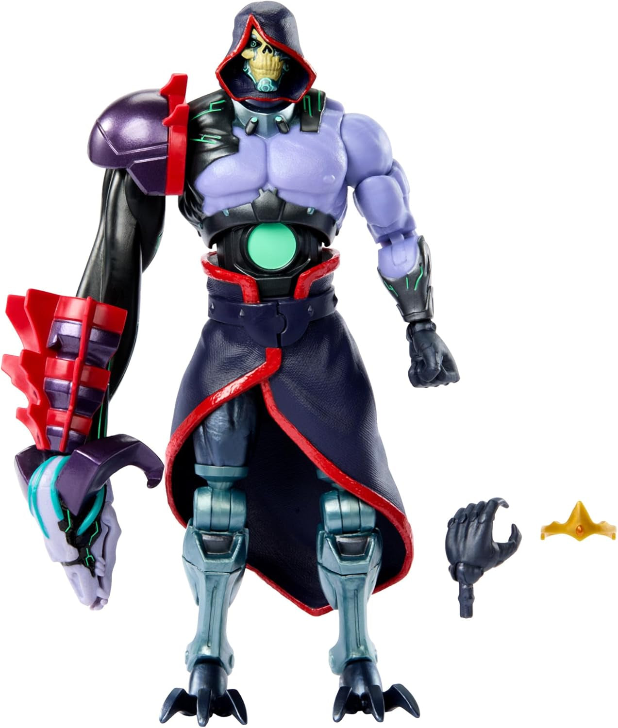 Masters of the Universe: Revolution Masterverse Skeletor Action Figure Figura da collezione con 30 punti di movimento e braccio robotico mobile Motu Toy HYC46 Action Figures Naty Shop Titolo predefinito